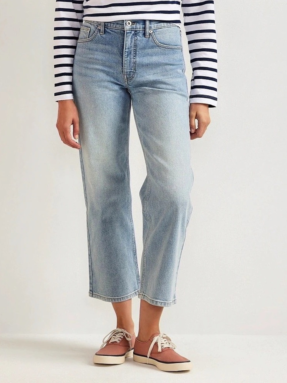 Women's Authentic Everyday High-Rise Cropped Jeans Inseam: Petite 25"